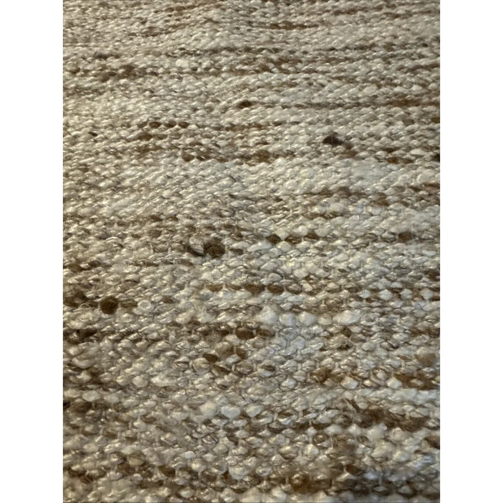 Vintage Handwoven Twill Woven Textile Rug Mexican Design 31.5